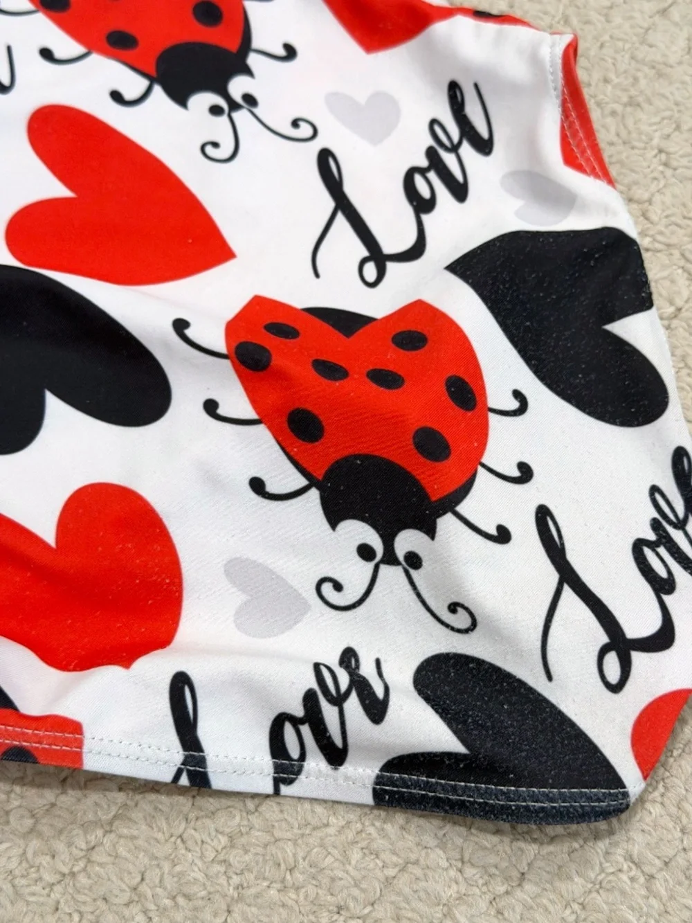 Kids Lovebug One Piece Swimsuit Size 7-8T